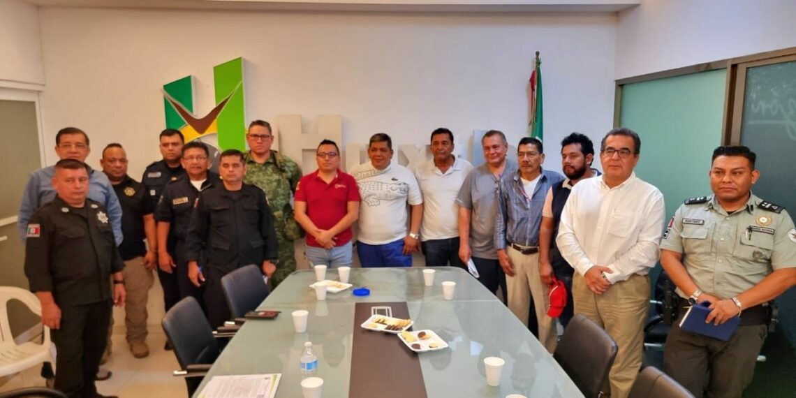 Grupo Interinstitucional fortalecerá la seguridad en el municipio de Huixtla