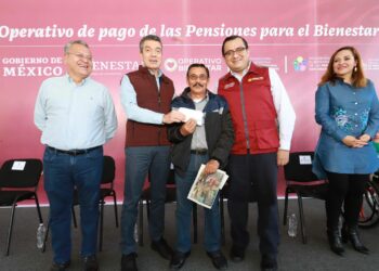 En SCLC, Rutilio Escandón inicia entrega de apoyos de los programas de Pensiones para el Bienestar