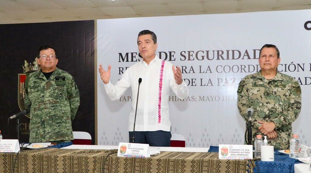 Desde Tapachula destaca Rutilio Escandón saldo blanco en delitos de alto impacto