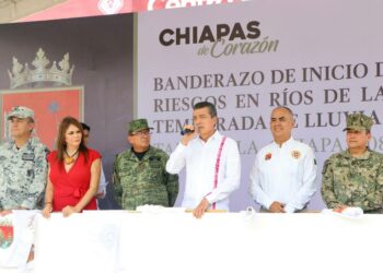 Rutilio Escandón inició acciones de reducción de riesgos en ríos de la Región Soconusco