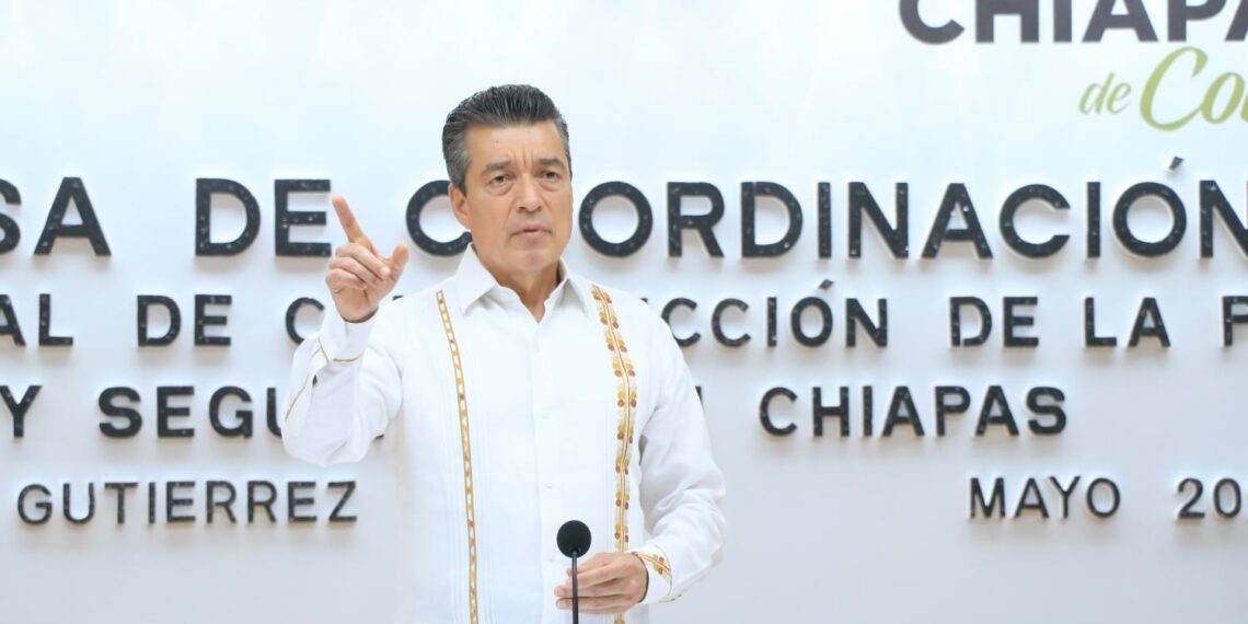 Desde la Mesa de Seguridad, Rutilio Escandón felicita y reconoce a las madres chiapanecas