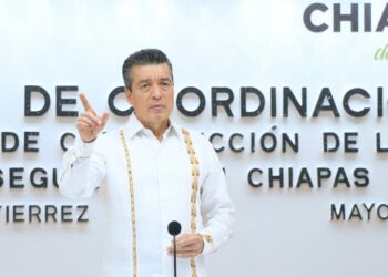 Desde la Mesa de Seguridad, Rutilio Escandón felicita y reconoce a las madres chiapanecas
