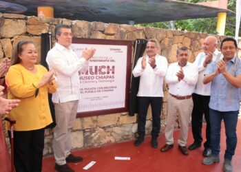 Inaugura Rutilio Escandón nueva museografía del Museo Chiapas de Ciencia y Tecnología