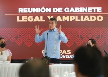 Pide Rutilio Escandón a titulares de dependencias mantener el compromiso con la rendición de cuentas