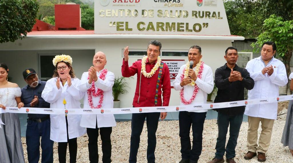 En San Fernando, inaugura Rutilio Escandón Centro de Salud de la localidad El Carmelo