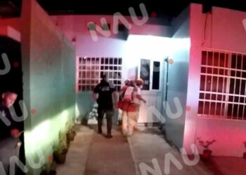 Le propinó su esposo una golpiza