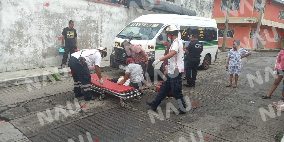 Madre e hija fueron atropelladas por unidad de pasaje