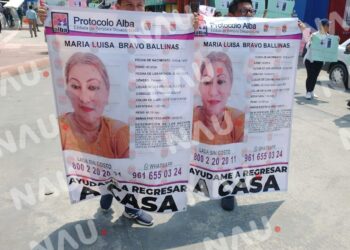 Realizan marcha para buscar a mujer que desapareció desde hace un mes en HUIXTLA