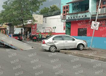 Camión hizo corte de circulación