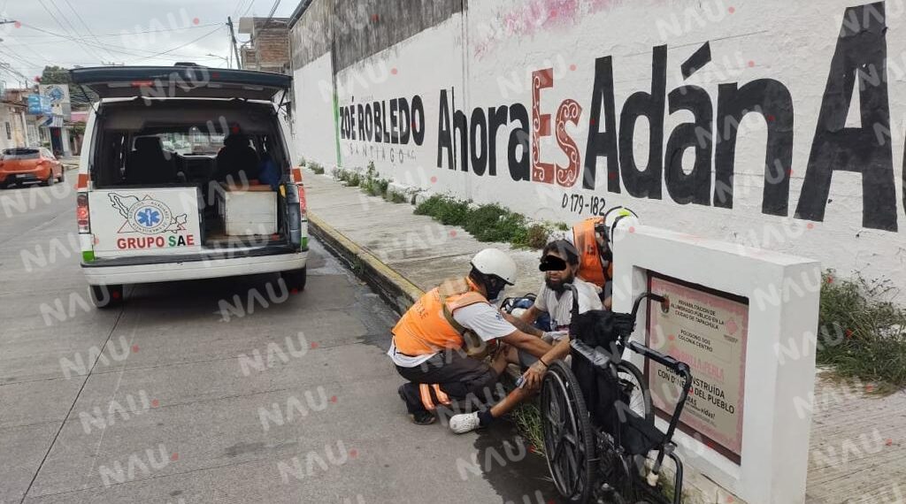 Atienden a salvadoreño atropellado en su silla de ruedas