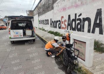 Atienden a salvadoreño atropellado en su silla de ruedas