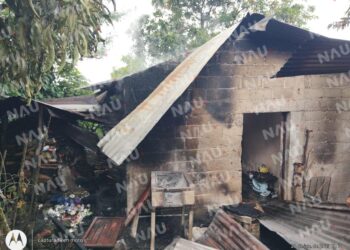 Se incendia una casa en la zona alta de Cacahoatán
