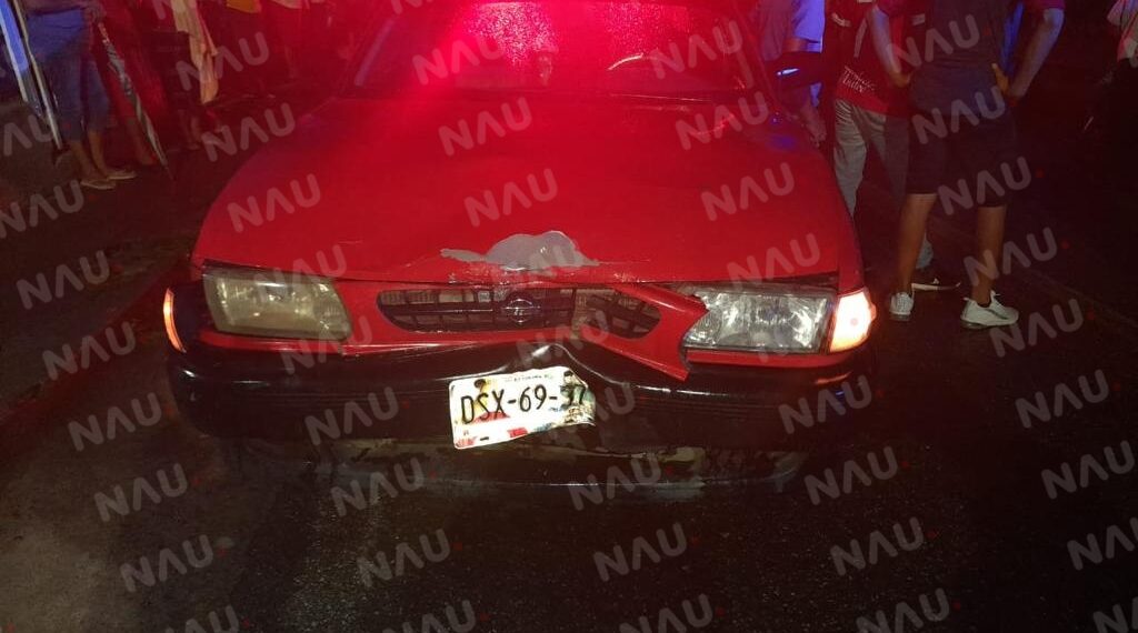 Motociclista lesionado en choque en Carrillo Puerto