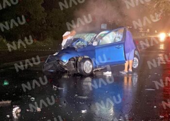 Choque deja un herido en la carretera Puerto Madero Tapachula
