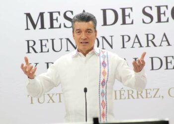 Chiapas avanza en materia de seguridad; registra 24 horas de saldo blanco en delitos de alto impacto: Rutilio Escandón