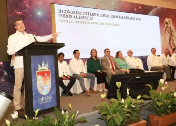 Inaugura Rutilio Escandón 2º Congreso Internacional Espacial Chiapas 2023 “Todos al espacio”