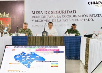 Desde Tapachula, Rutilio Escandón exhorta a atender recomendaciones preventivas ante lluvias