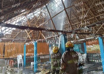 Se incendia restaurante la Perla del Mar en Puerto Madero