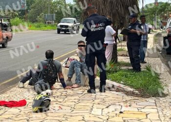 Dos colombianos resultaron lesionados en accidente