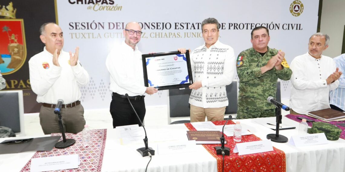 Encabeza Rutilio Escandón Sesión del Consejo Estatal de Protección Civil