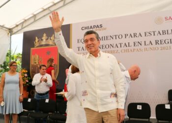 Rutilio Escandón agradece a la Federación equipos para que Chiapas dé servicio de Tamiz Neonatal al Sur Sureste