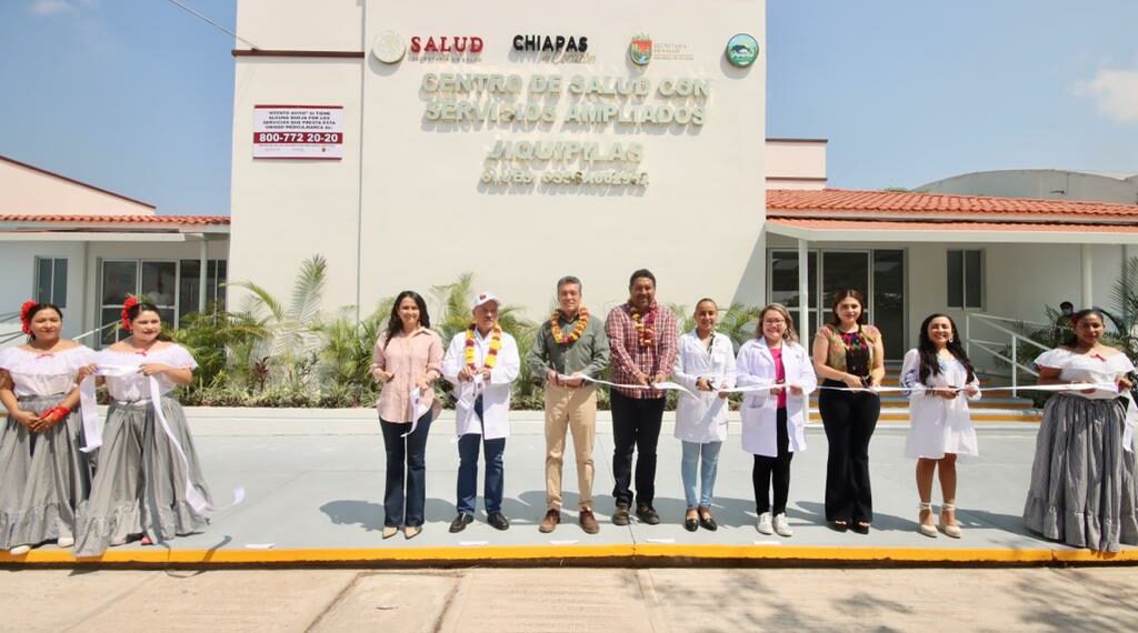 En Jiquipilas, Rutilio Escandón inaugura reconversión del Centro de Salud con Servicios Ampliados