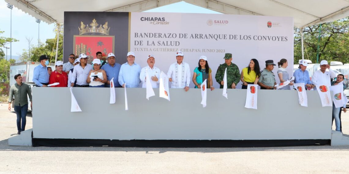 Rutilio Escandón encabeza arranque de los Convoyes de la Salud para fortalecer la atención médica móvil