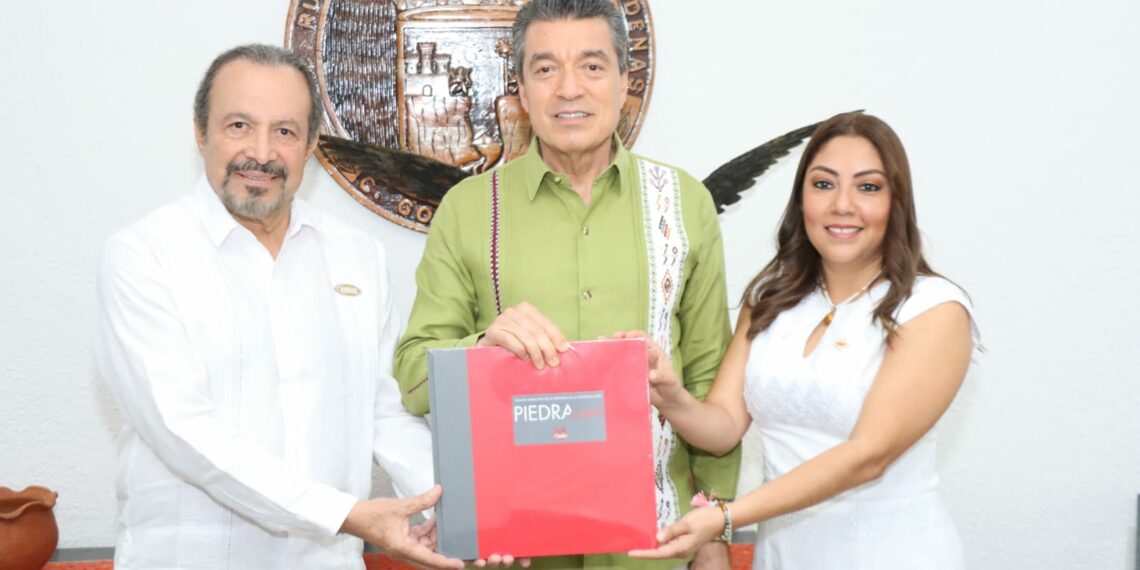 Se reúne Rutilio Escandón con presidente nacional de la CMIC, Francisco Javier Solares Alemán