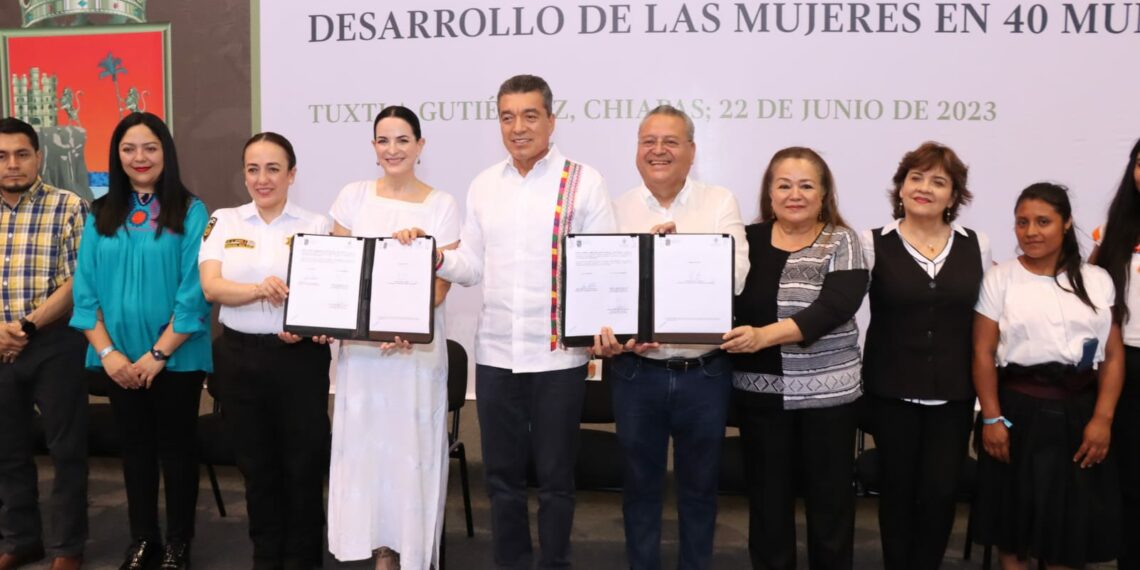 Arranca Rutilio Escandón operaciones de los Centros para el Desarrollo de las Mujeres en 40 municipios