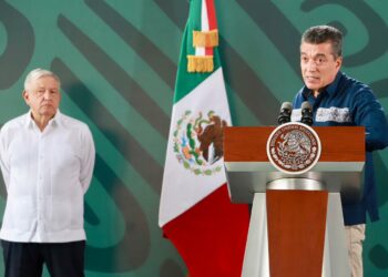 Buenos resultados en Chiapas, gracias a constancia de Rutilio Escandón en las Mesas de Seguridad: AMLO