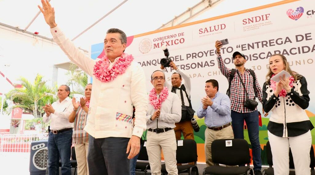 Desde Suchiapa, Rutilio Escandón encabeza arranque de la Entrega de Ayudas Técnicas a Personas con Discapacidad