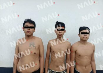 Pandilleros del barrio 18 fueron detenidos en la colonia Diamante, de Tapachula