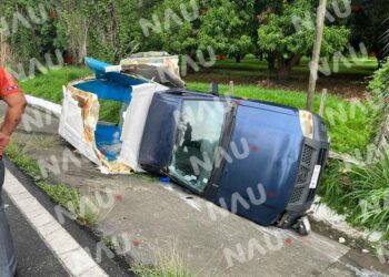 “Vídeo” Daños por más de 40 mil pesos deja accidente