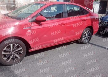 Solo daños en accidente vehicular en la 5a sur