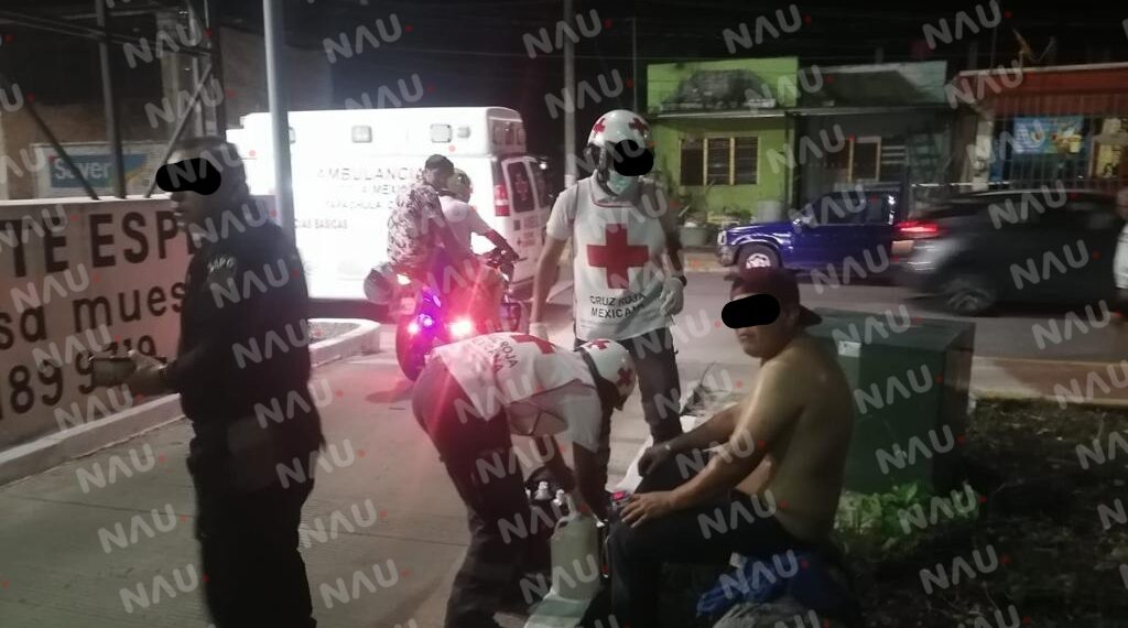 Un sujeto intentó asesinar a un joven a la altura del fraccionamiento residencial la Flora