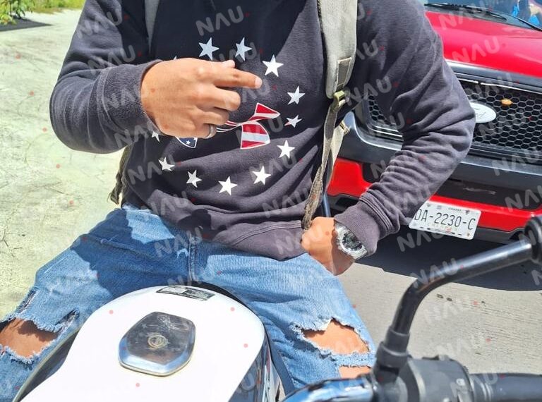 Sancionan a motociclista abusivo