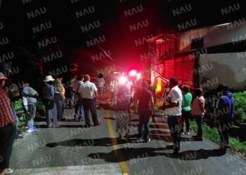 Bloqueo en el ejido Santo Domingo de Unión Juárez