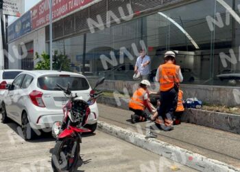 Conductor de taxi ocasiona accidente