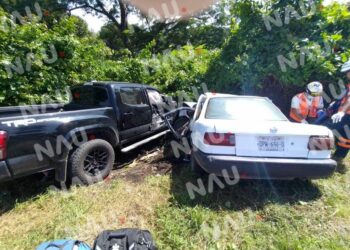 Dos heridos y una persona fallecida deja un accidente