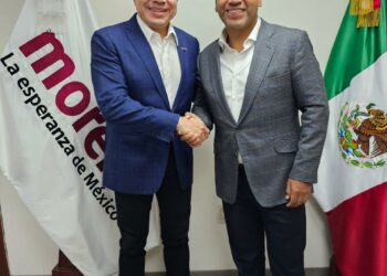 Eduardo Ramírez se reúne con Mario Delgado