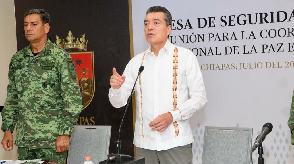 Desde Palenque destaca Rutilio Escandón saldo blanco en delitos de alto impacto