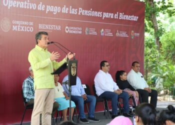 Desde Chiapa de Corzo, Rutilio Escandón inicia operativo de pago de pensiones para el Bienestar