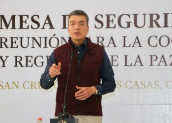 Desde SCLC, Rutilio Escandón exhortó a la población a cuidarse y extremar precauciones ante lluvias