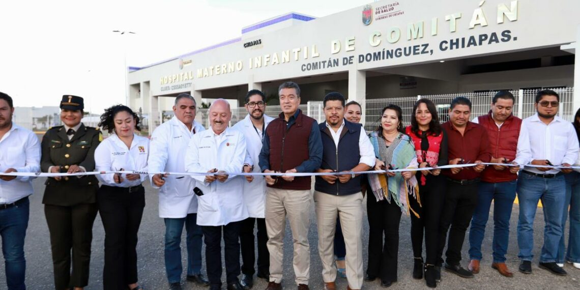 Con reconversión hospitalaria en Comitán, Rutilio Escandón fortalece atención de la salud materno-infantil