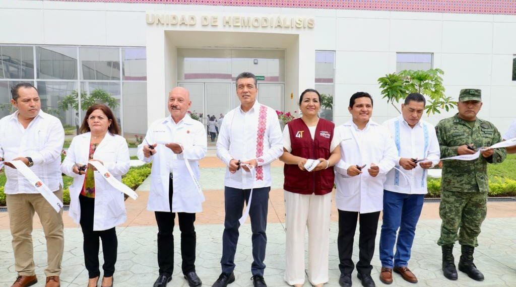 Rutilio Escandón fortalece servicios del Hospital General de Reforma con área de hemodiálisis