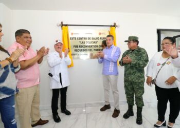 En Huixtla, inaugura Rutilio Escandón reconversión del Centro de Salud Rural Las Delicias