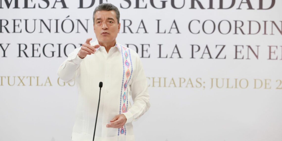 Desde la Mesa de Seguridad, Rutilio Escandón reitera el llamado a la prevención ante las lluvias