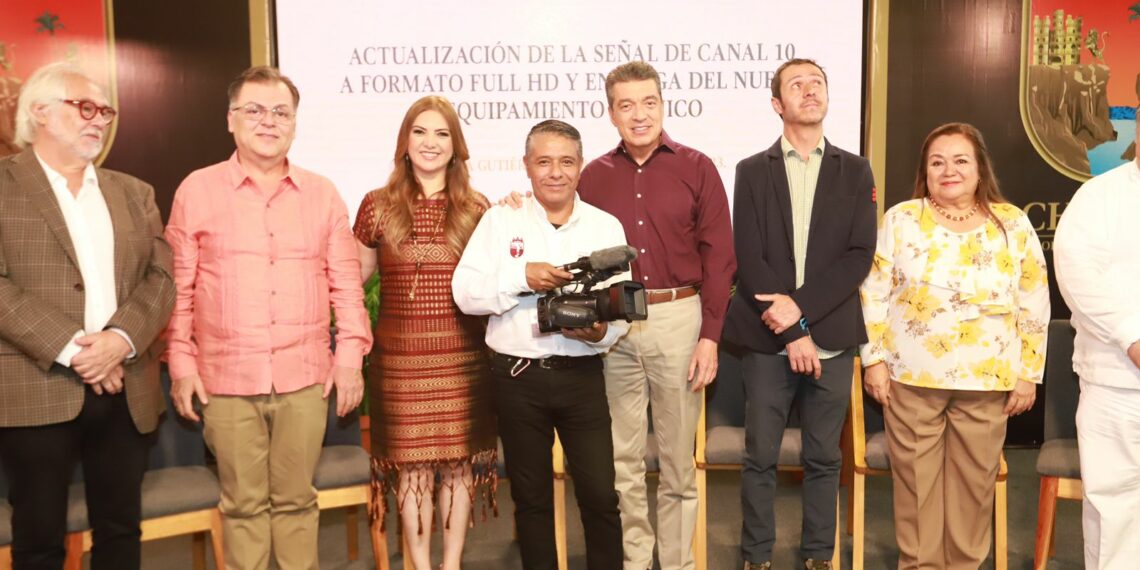 Rutilio Escandón transforma el Canal 10 con la actualización de la señal a formato Full HD