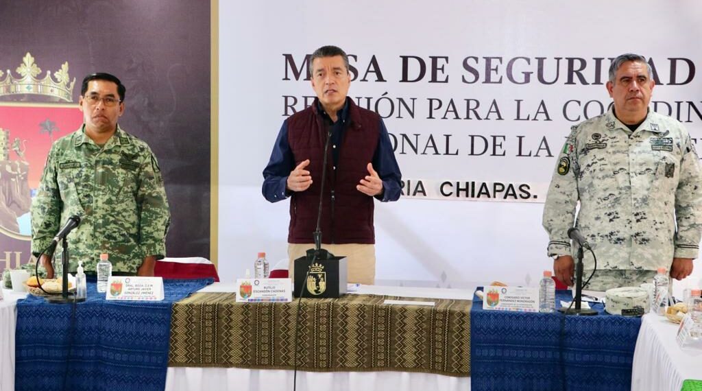 Desde La Trinitaria, Rutilio Escandón reiteró el llamado a la prevención ante la temporada de lluvias