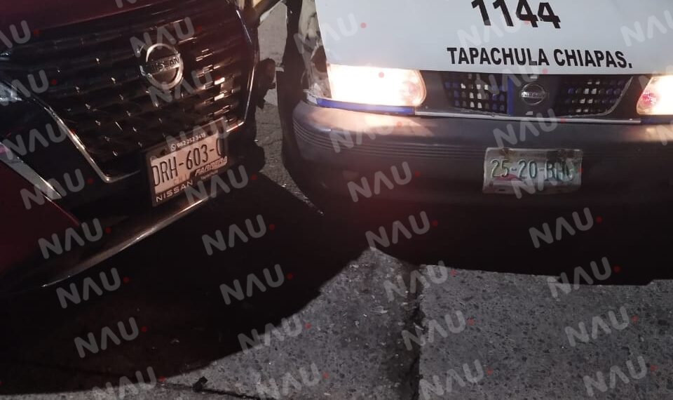 Solo los daños dejan choque en la 16a avenida sur y 4a calle poniente